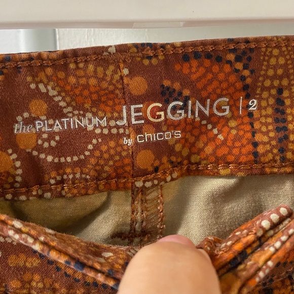 Chico’s Opulent Paisley Jeggings - Picture 13 of 14